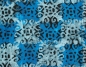 Preview: Afrikanischer Stoff - Afrika Batik in Blau